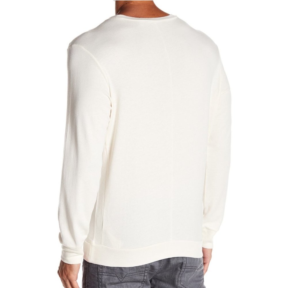 Diesel Dant Pullover Cotton Sweatshirt Smoke Grey - Picture 2 of 4